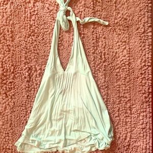 Free People Mint Halter Top